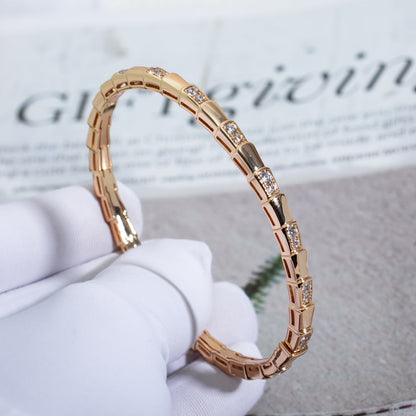 [AuraEcho]SERPENTI SMALL BRACELET PINK GOLD DIAMOND