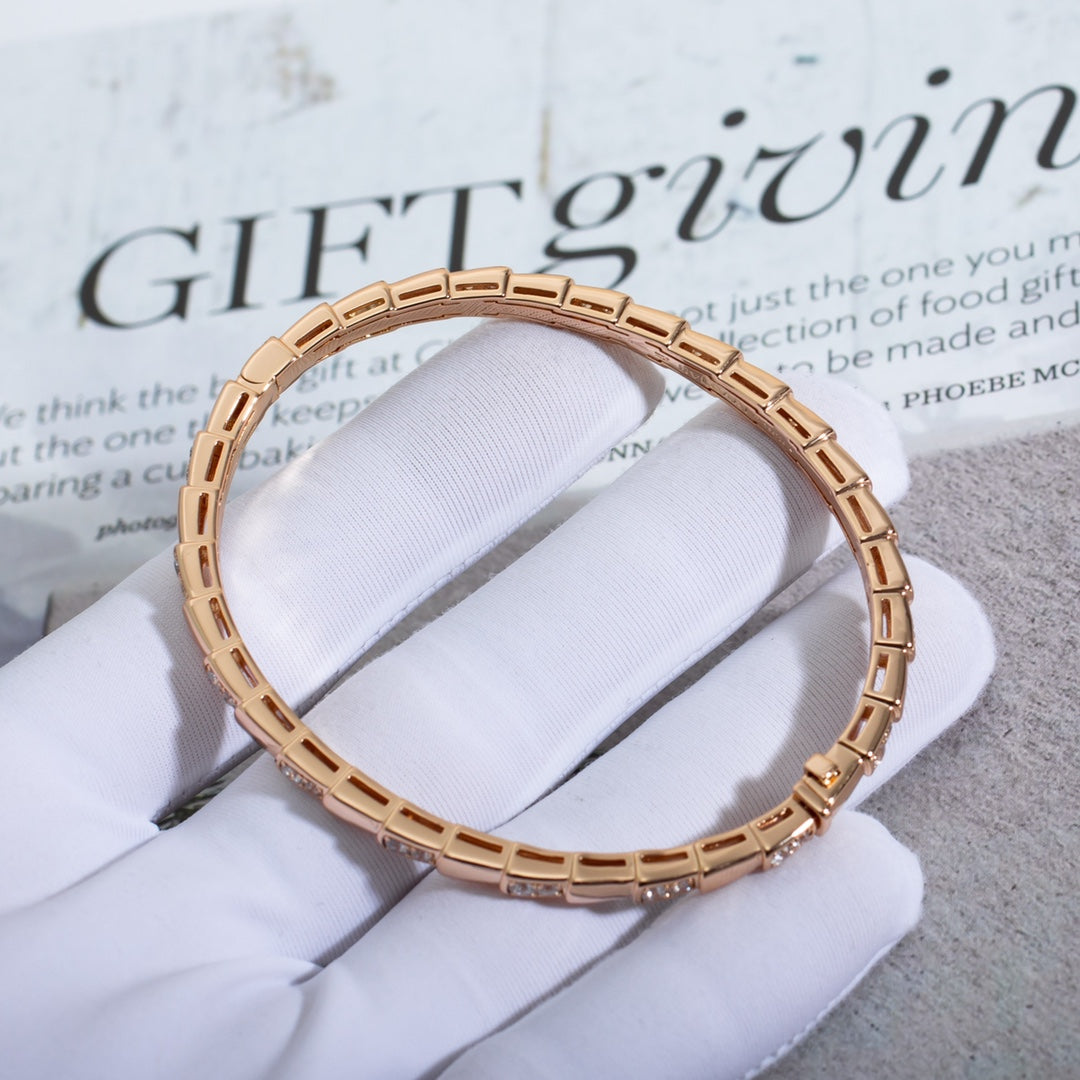 [AuraEcho]SERPENTI BRACELET PINK GOLD DIAMOND