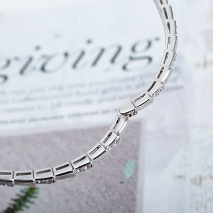 [AuraEcho]SERPENTI BRACELET SILVER DIAMOND