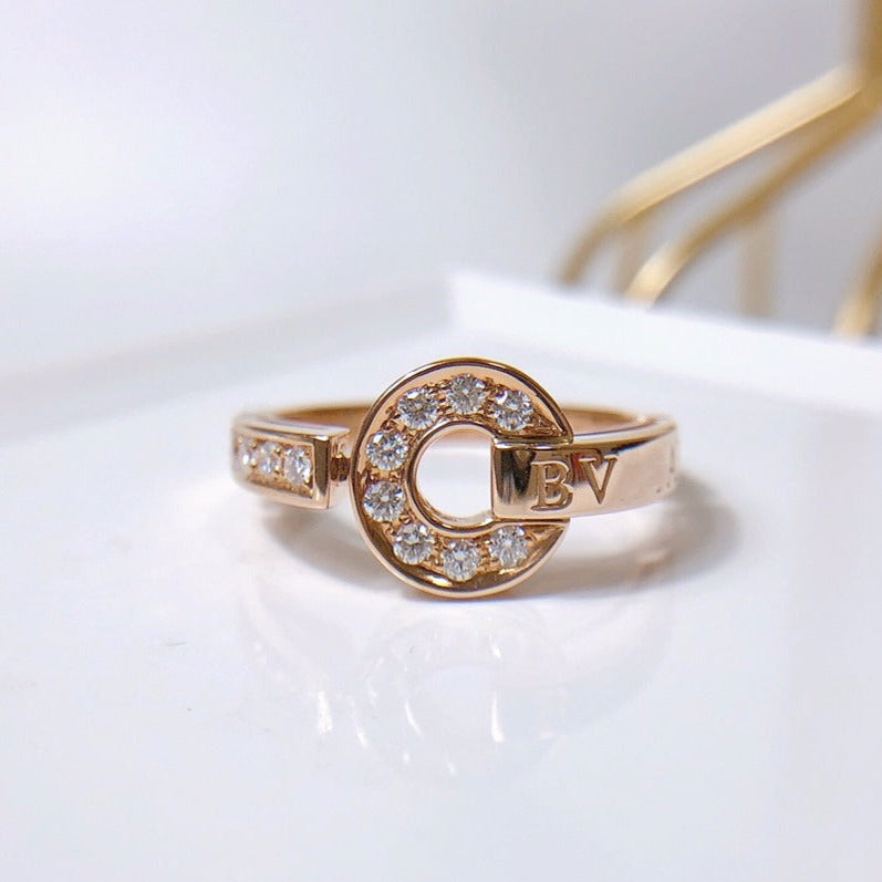 [AuraEcho]DREAM RING DIAMOND PINK GOLD