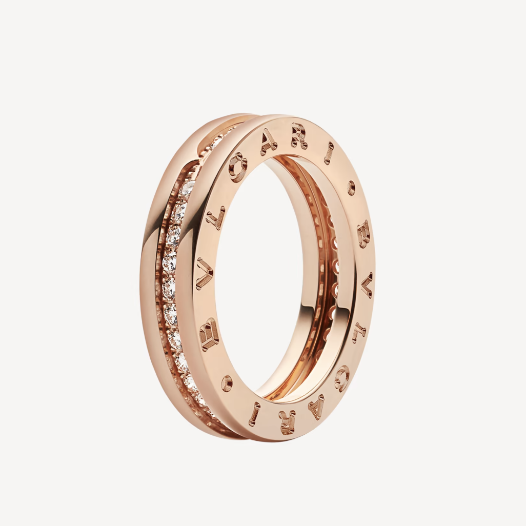 [AuraEcho]ZERO 1 ONE-BAND PAVED DIAMONDS ON THE SPIRAL RING