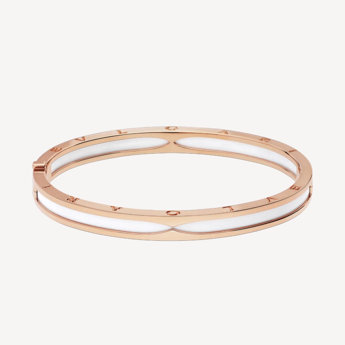 [AuraEcho]ZERO 1 PINK GOLD WITH WHITE CERAMIC BRACELET
