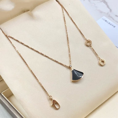 [AuraEcho]DREAM NECKLACE ONYX 1 DIAMOND