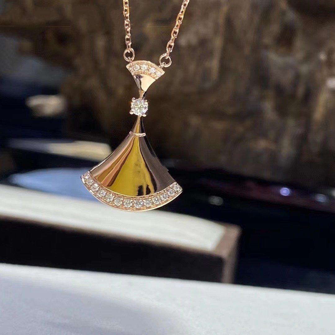 [AuraEcho]DREAM NECKLACE PINK GOLD DIAMOND
