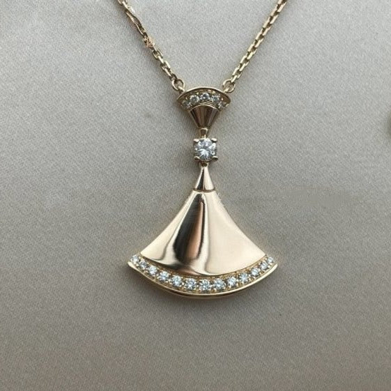 [AuraEcho]DREAM NECKLACE PINK GOLD DIAMOND