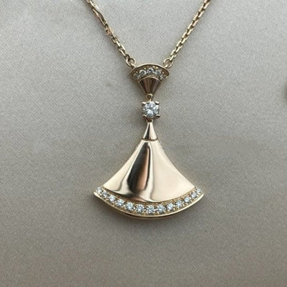 [AuraEcho]DREAM NECKLACE PINK GOLD DIAMOND
