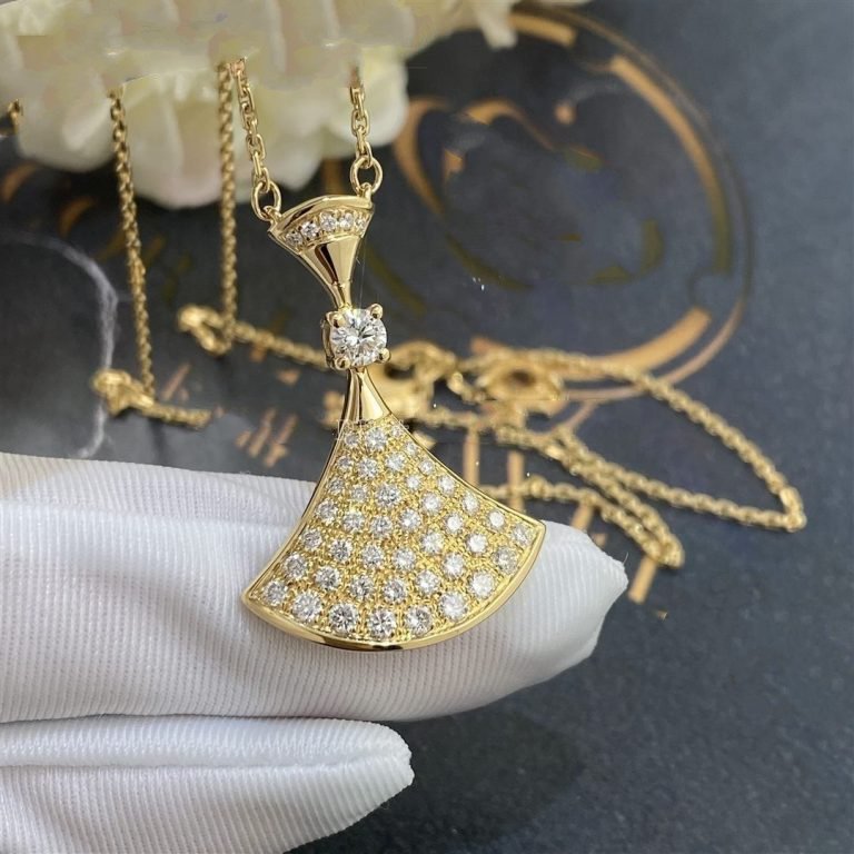 [AuraEcho]DREAM NECKLACE GOLD FULL DIAMOND