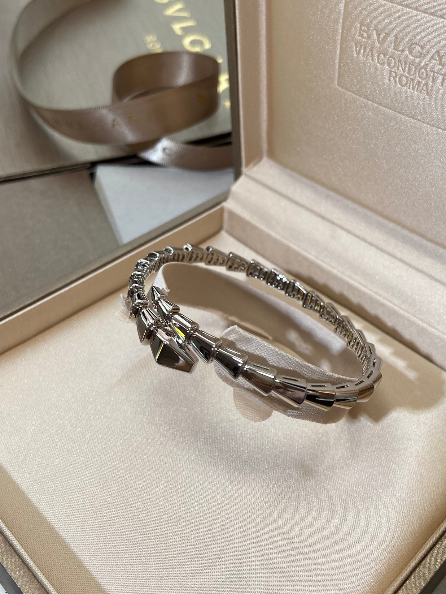 [AuraEcho]SERPENTI VIPER SILVER BRACELET